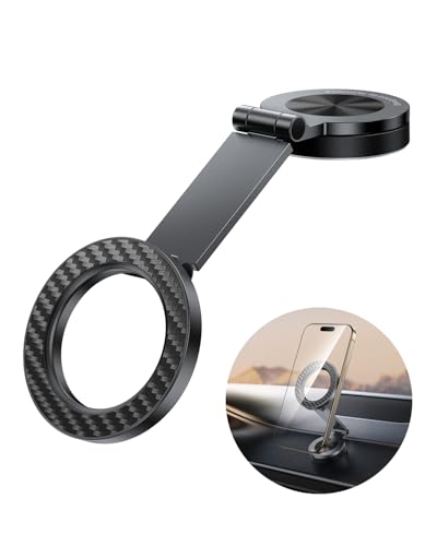 車載スマホホルダー magsafe 車載ホルダー マグネット 車用スマホホルダー 360度回転 マグセーフ 3M粘着シール 超強磁力 安定性アップ アルミニウム合金 伸縮アーム 二重調整 片手操作 0.1秒吸着 折りたたみ式 取付簡単 iPhone 16 15 14 13 12 Pro Max Galaxy...