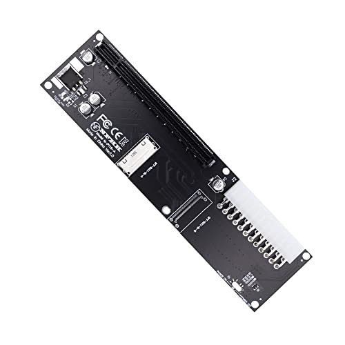 Oculink SFF-8612 8611 8X-16x PCIE PCI-Expressアダプタ ATX 24いの一番ワット数界面付き添い人 メインボードグラフィックスカード用 貨物輸送無料
