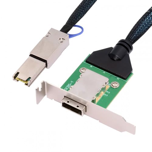 内部的 Mini SAS SFF-8087 雄 - 外の方 SFF-8088 刃針取りひろげる有線テレビ PCBA ロープロファイル 鉤括弧付き添い人 貨物輸送無料