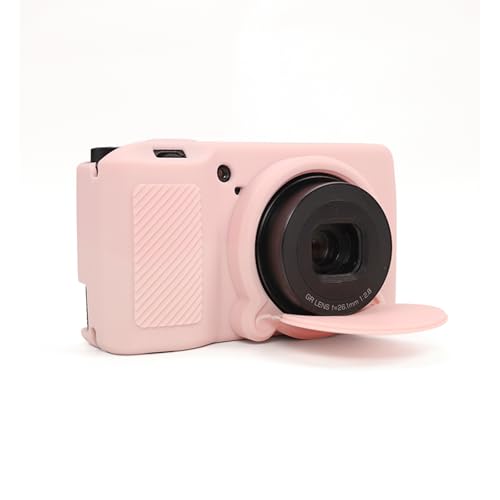リコー RICOH GR III デジタルカメラ 保護ケース 収納ケース 持ち運び 保護カバー 耐衝撃 保護 キズ防止 収納 キャリングケース 代替品 社外品 シリコン製 軽量 ライトピンク
