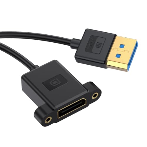 ディスプレイポート ケーブル 超微細 DisplayPort 1.4 DP オス - メス 延長ケーブル 8K 60hz 4K 144hz デスクトップ ノートパソコン モニター グラフィック カード用 30cm 送料無料