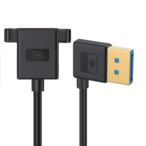 ディスプレイポートケーブル 30cm 直角 DisplayPort 1.4 極細 DP オス - メス 延長ケーブル 8K 60hz 4K 144hz グラフィックカード デスクトップ ノートパソコン モニター 送料無料