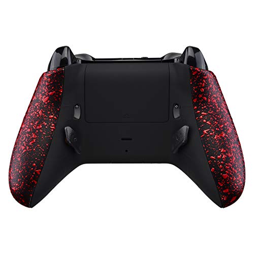 Xbox One S / X コントローラー モデル1708 Loftyプログラム可能 リマップ ＆ トリガーストップキット アップグレード ボード＆リデザインされた バックシェル ＆ サイドレール ＆ 背面ボタン ＆ トリガーロック テクスチャードレッド 互換品 代替品