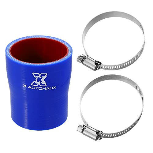 シリコンホース シリコンパイプ ラジエーターホース 内径51x57mm 長さ76mm ホースバンド付き 耐熱 耐寒 耐久 接続ホース エアクリーナー 接続 ストレート インタークーラーチューブ 車用