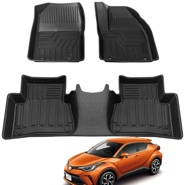 フロアマット C-HR 3Dフロアマット 3Dカーマット 立体フロアマット 車専用 立体カーマット TPE材質 耐汚れ 効果 防水 滑り防止 保護パーツ カー用品 CHR ガソリン型 代替品 社外品 3PCS