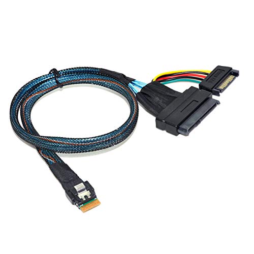 U.2 U2 SFF-8639 to Slimline SFF-8654 4i NVME PCIe SSD有線テレビ メインゲーム盤 SSD 750 p3600 p3700 M.2 50コマーシャル用 貨物輸送無料