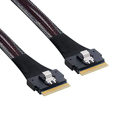PCI-E か細い伝達ルート SAS 4.0 SFF-8654 8i 74いの一番 進行係り SFF-8654 74いの一番 か細い SAS かっこうの的有線テレビ 50珊