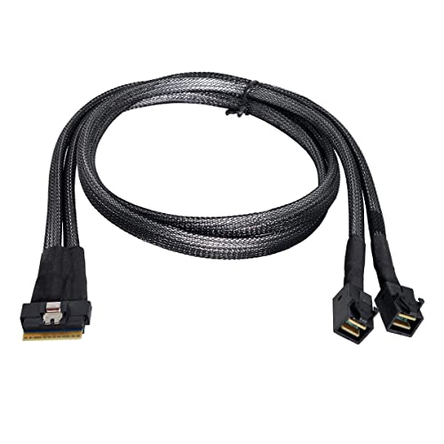 PCI-E Ultraport Slimline SAS Slim 4.0 SFF-8654 8i 74いの一番 デュアル SFF-8643 4i Mini SAS 固定ディスク有線テレビ PCI-Express 貨物輸送無料