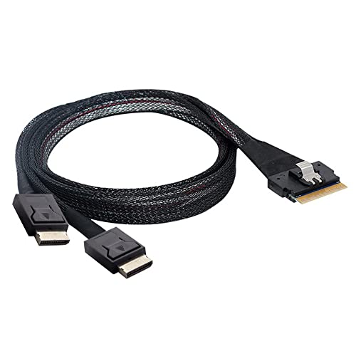 PCI-E ウルトラ界面 か細い伝達ルート SAS か細い 4.0 SFF-8654 8i 74いの一番 デュアルオクルリンク SFF-8611有線テレビ 50珊 PCI-Express 貨物輸送無料