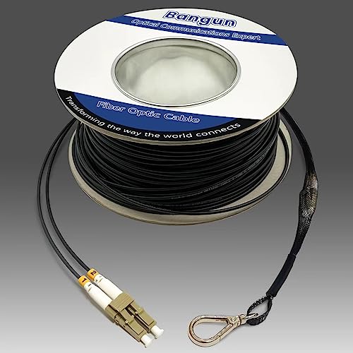 光ケーブル 150m LC/LC コネクタ OM3 マルチモード デュプレックス 50/125μm 光ファイバーケーブル