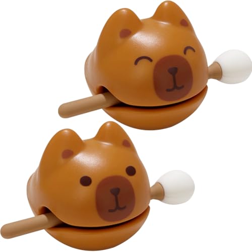 木魚 ギロ 動物 可愛い ぽくぽく 樹脂 音が出る 癒し系 贈り物 置物 装飾 面白い ストレス解消 ミニ 鳴り物 2点セット (カピバラ2個) 送料無料 103,045円