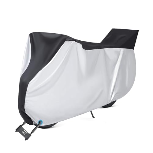 自転車カバー 防水 厚手 破れにくい 29インチまで 防水 厚手 210D 撥水加工UVカット風飛び防止 収納袋付き (後子 供乗せ210D)