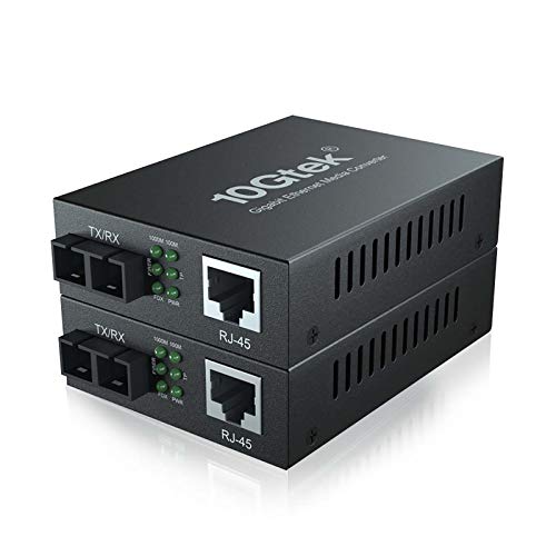 2台入り口・入口 ギガビット 光手段変換器 シングル流行り物 デュアルSC界面 1.25Gb / s 1000Base-LX to 10 / 100 / 1000Base-Tx 20粁