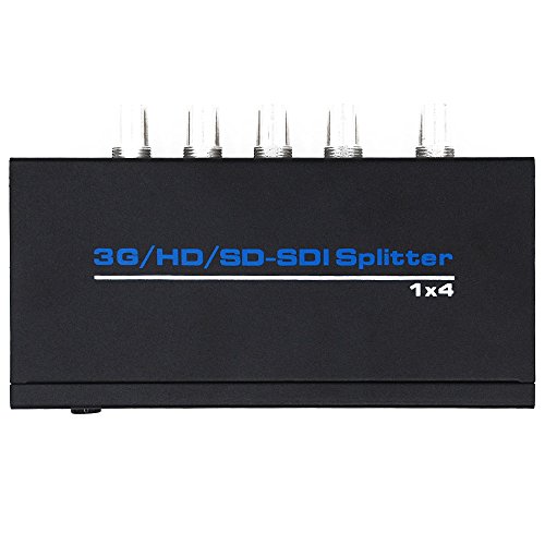 SDI分配器 1入力4出力 sdi延長器 スプリッター 1080PSD-SDI / HD-SDI / 3G-SDIESD保護機能付き 9,296円