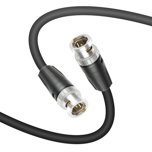 ビデオ 同軸 ケーブル 1M 12G HD SDI BNC to BNC Male 4K ビデオカメラ 用の 送料無料 103,045円