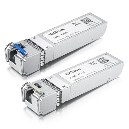 10GBase-Bidi SFP+モデュール 一対10G SFP+ Bidi 光トランシーバー 10GBase-BIDI 1270航空マイル / 1330航空マイル SMF 最高限度10-20粁 Cisco SFP-10G-BXD-I / SFP-10G-BXU-I Ubiquiti UniFi Mikrotik Netgear D-Linkなど取り替えっこ