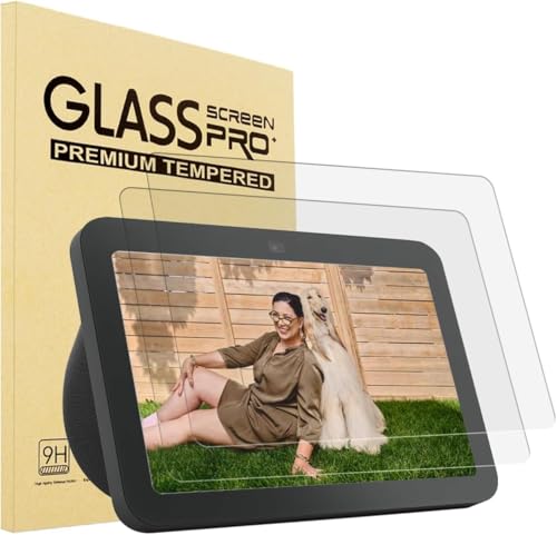 【2枚セット】 Echo Show 8 第3世代 (2024年発売) ガラスフィルム 2.5Dラウンドエッジ加工 高透過率 Echo Show8 エコーショー8 スフィルム 硬度9H Echo Show8 第3世代 対応