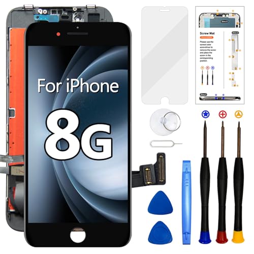 iPhonee 8 液晶パネル SE2020 画面交換 LCD 修理パーツ デジタイザ 画面保護フィルム付属 修理交換iPhone8 ディスプレイ画面交換修理キット (4.7インチ ) 送料無料