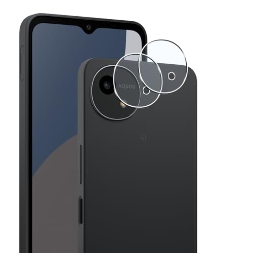 AQUOS Wish 5 カメラフィルム 2枚 AQUOS Wish5 レンズ 保護カバー 黒縁取り 露出オーバー防止 アクオス ウィッシュ 5 レンズフィルム レンズ保護フィルム 耐衝撃 飛散防止 高透過率 指紋 汚れ防止 ゼロ気泡 簡単貼り付け 送料無料