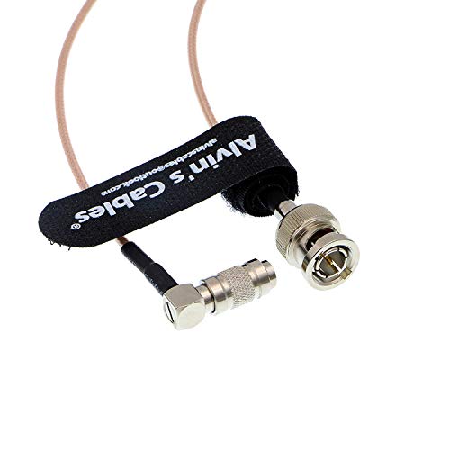 Blackmagic DIN 1.0 / 2.3 Mini BNC 直角 to BNC オス 75ohm RG179 HD SDI ケーブル 1M 送料無料