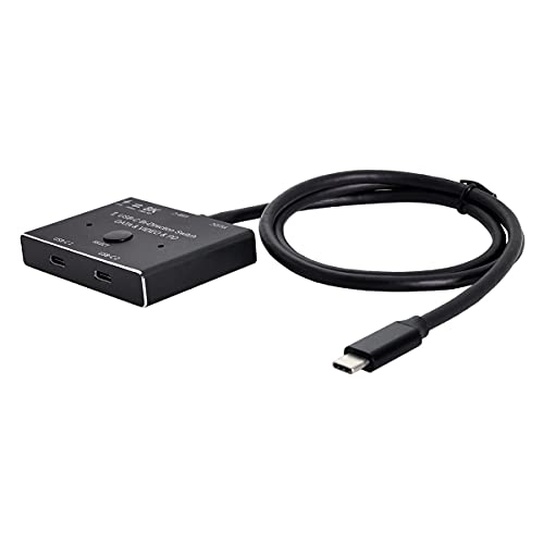 USBハブ USB-C タイプC 双方向 スイッチMST 1-2ハブサポートビデオデータPD 8K @ 30Hz 100W 10Gbps|LAVETT