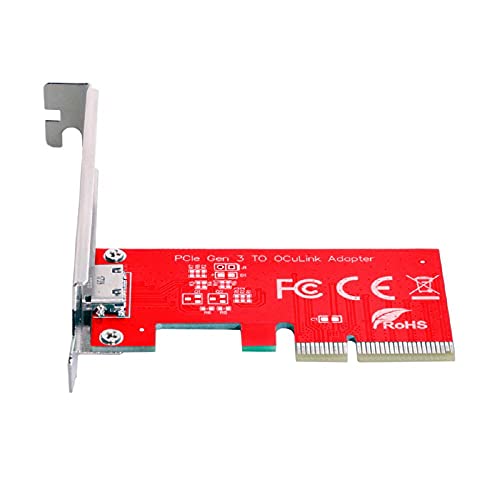 PCI-E 3.0 Express 4.0 x4 - Oculink 外部 SFF-8612 SFF-8611 ホストアダプター ブラケット付き PCIe SSD用｜LAVETT