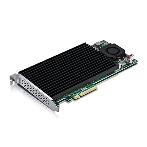U.2 SSD X8 (4) M.2 (M Key) コネクタ用 NVMe SSD アダプタ PEX-8724 コントローラ内蔵,非分岐マザーボードをサポート