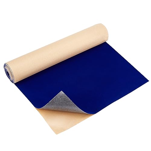 布 生地 3m巻 ビロード ダークブルー ベルベット 幅40cm 厚さ0.06cm ベロア 粘着 ベルベット植毛ライナー 工芸品作り ジュエリーボックス装飾 ギフトバッグ素材 103,245円