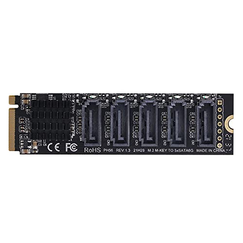 NGFF NVME M-Key PCI Express to SATA 3.0 6Gbps 5界面 アダプタ 変換器 捉え所のない運転取りひろげる歌留多 JMB585 2280 貨物輸送無料