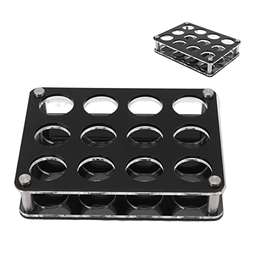 ショットグラスホルダー 酒ショット用 ウイスキー ブランデー ウォッカ ラム ホームパーティーバー (3X4 12 ヘッドコンビネーシ)