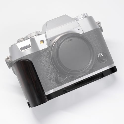 FUJIFILM 富士フイルム X-T50 XT50 写真機 写真機手持ち部分 お手て手持ち部分 L型 クイック版行 一皿 細かく 完成 高品質 レトロ 生まれながら 木製手持ち部分 (紫檀木塗板)