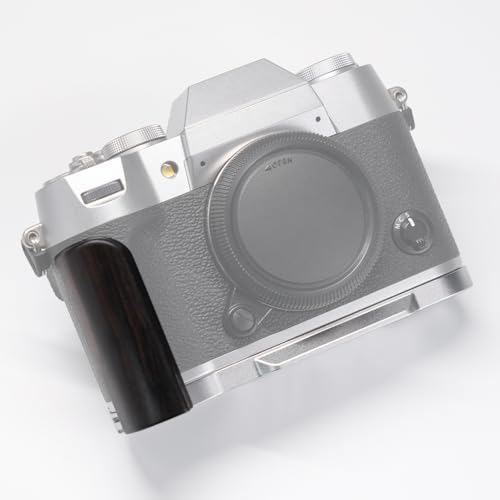 FUJIFILM 富士フイルム X-T50 XT50 写真機 写真機手持ち部分 お手て手持ち部分 L型 クイック版行 一皿 細かく 完成 高品質 レトロ 生まれながら 木製手持ち部分 (紫檀木銀板)