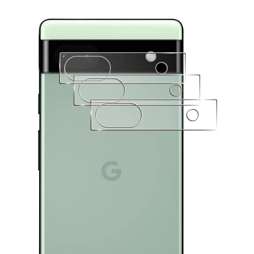 Google Pixel6A カメラ保護フィルム 超薄型 硬度9H 耐衝撃 耐スクラッチ 透過率高 指紋防止 撥水撥油 ピクセル6 レンズ保護フィルム 気泡ゼロ 貼り付け簡単 Google Pixel 6A カメラフィルム [3枚]