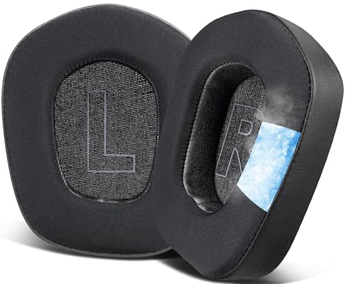 イヤーパッド 冷却ジェル Logicool G733 G535 G335 Lightspeed Wireless ゲーミングヘッドセット 交換 パッド 丈夫なアイスシルクファブリック イヤークッション 高密度フォーム 冷感 ブラック 互換品 代替品