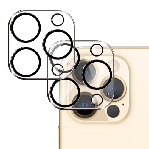 iPhone12 Pro カメラ保護フィルム 超薄型 硬度9H 耐衝撃 耐スクラッチ 透過率高 指紋防止 撥水撥油 アイフォン12プロ レンズ保護フィルム 気泡ゼロ 貼り付け簡単 iPhone 12 Pro カメラフィルム [2枚]