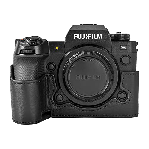 FUJIFILM X-H2S ケース カバー X-H2S ボディケース PUレザー 電池交換でき 三脚設置でき 保護ケース 収納ケース 持ち運び 保護カバー 耐衝撃 保護 キズ防止 収納 キャリングケース 代替品 社外品