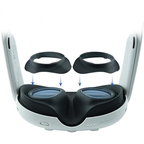 Meta Quest レンズプロテクター 32in1 レンズフレーム / 眼鏡スペーサー 眼鏡がVRレンズに傷つくのを防ぐ レンズスクラッチ防止 傷防止 近視 アクセサリー