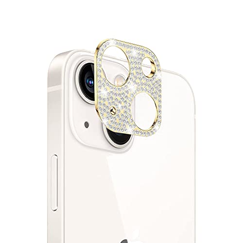 iPhone 14 / iPhone 14 Plus カメラ 保護フィルム ゴールド カメラカバー カメラレンズ 保護カバー iPhone 14 / iPhone 14 Plus カメラフィルム