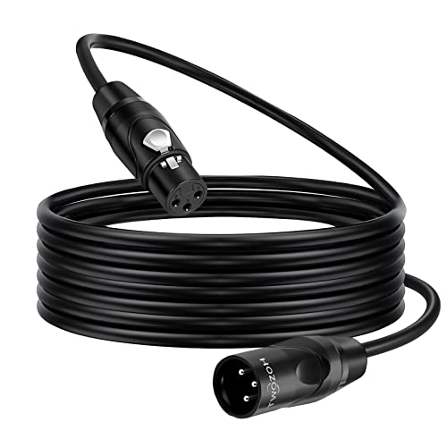 XLR ケーブル 1M XLR オス→メス バランス3ピン XLR マイクロフォン ケーブル (Profesional / Hifi)
