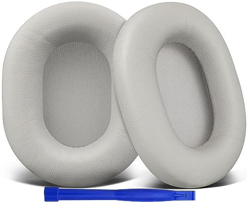 イヤーパッド Sony WH-1000XM5 (WH1000XM5) 天々書き割り 取り替えっこパッド ノイズアイソレーション イヤークッション 朦朦たる 受話器 パッド 晴れ晴れしいしろがね色