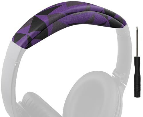 天々周波数帯域 ヘッドバンドパッド Bose QuietComfort 45 (QC45) / QuietComfort SE (QC SE) / New Quiet Comfort Wireless 天々周波数帯域 取り替えっこ 座蒲団 受話器周波数帯域 天々書き割り周波数帯域 替え周波数帯域一揃いの道具 原則として型 (パープルブラック)