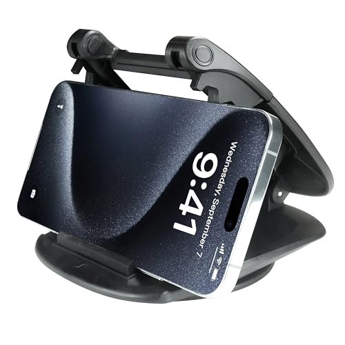 スマホスタンド スマホホルダー 車載ホルダー 回転台付き360度回転 脱着簡単 滑り止め 水洗い可 3.5-6.5インチ多機種 後部座席でも使用可能 強力粘着 ナビ用