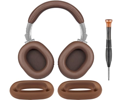 ATH M50 M50X M50XWH M50XBT M50XBT2 M50S / LE M50xSTS 天々書き割り イヤーパッド + ヘッドバンドカバー + イヤーパッドカバー 取り替えっこ 受話器 替え パッド 落ち込み押しとどめる 座蒲団 ヘッドストラップパッド＆イヤーパッド 取り替えっこ用 取りつくろう部分品 (珈琲色)