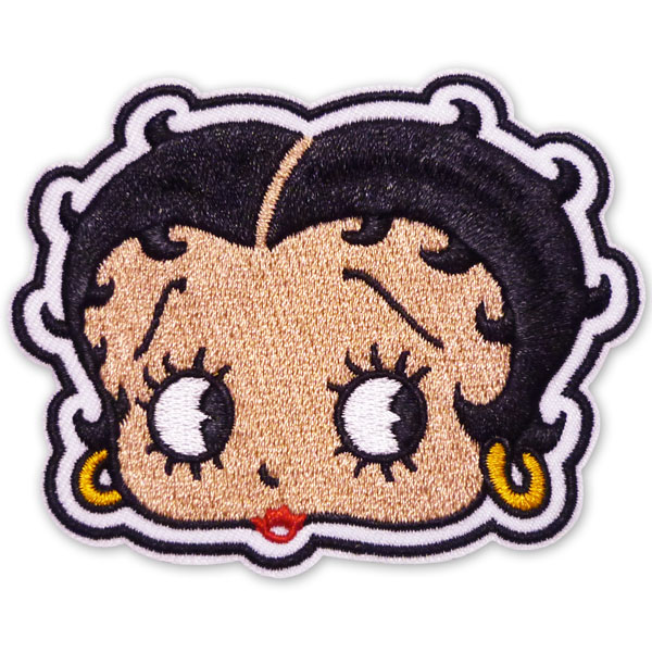 楽天市場 ベティちゃん の ワッペン フェイス 001 Betty Boop アイロン接着 パッチ アップリケ アメリカンキャラクター グッズ 画像 カスタム ほつれ 修理 アメリカン雑貨 ラヴィアンローズ アメリカン雑貨