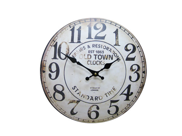 Dome Type Wall Hangings Clock Antique Style Work House Old Town Vintage Country North Europe United Dome Type Wall Hangings Clock Antique Style Work House Old Town Vintage Country North Europe United