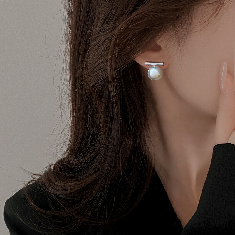 楽天市場】ネコポス配送 ダブルピアス ボールピアス メタルボール 8mm