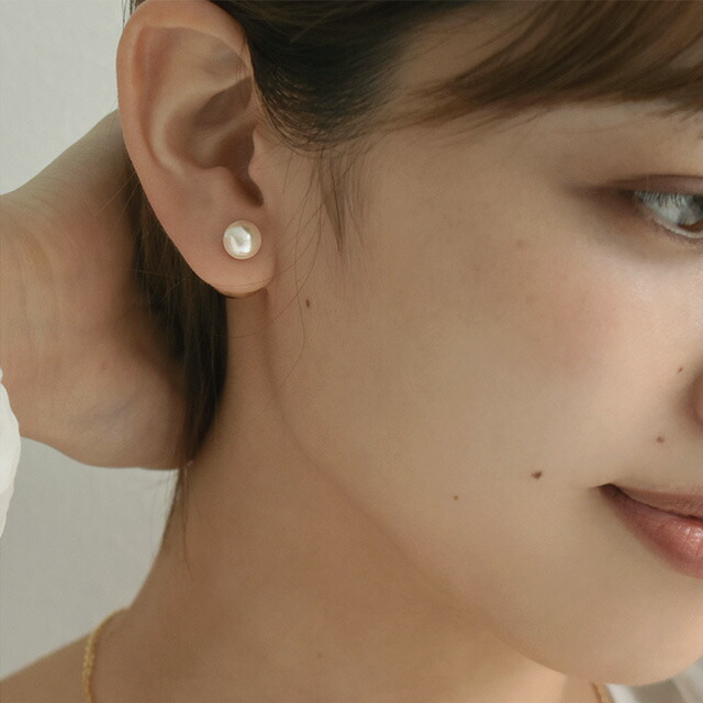 【SHASHI】ダブルボール パールピアス 関税送料込 ps-02108-1-2.jpg