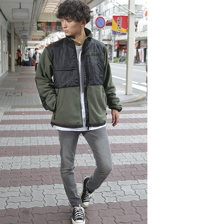 AVIREX アビレックス アヴィレックス FLEECE ジャケット ミリタリー