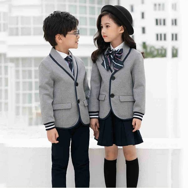 卒業式 入学式 スーツ 学生服 中学生 なんちゃって制服 受験 女の子 小学生 男の子 ジュニアスーツ キッズ 子供 フォーマル 七五三 韓国風 卒園式 入園式 卒服 子供の日 長袖 ネイビー ジャケット ジュニア 100/110/120/130/140/150/160 dt437d3d3x1