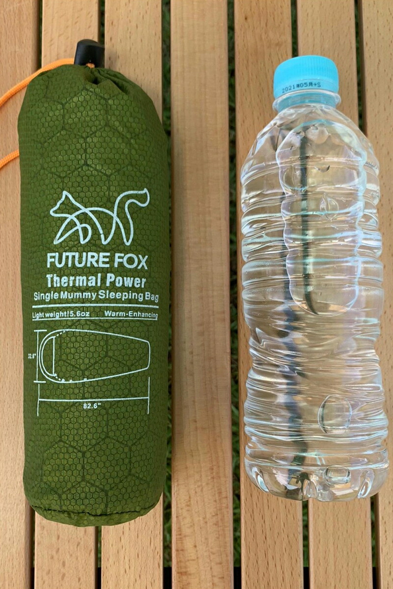Future Fox 寝袋 夏用 変事 母さん枠 難 防災 グッズ はだ着シュラフ シュラフ庇保 コンパクト 軽量 信州発アウトドア商標名 格納 モーメント号数 cm 7cm 156g 送料無料 1年算保障 Cannes Encheres Com